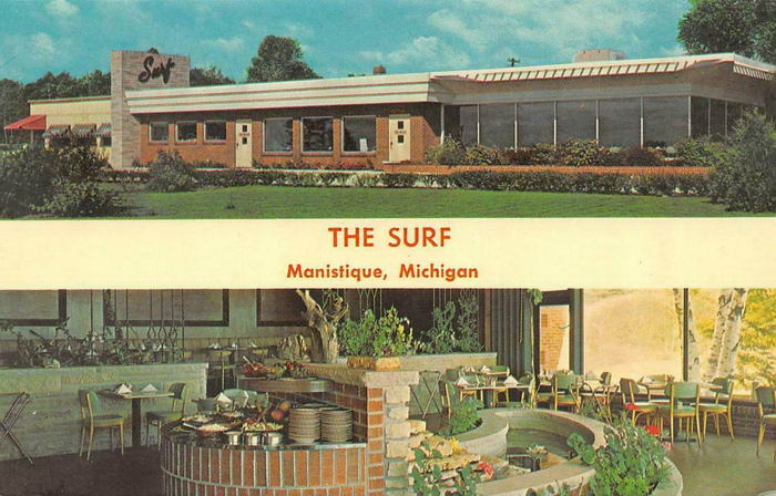 The Surf (Bayside Hotel) - Old Postcard (newer photo)